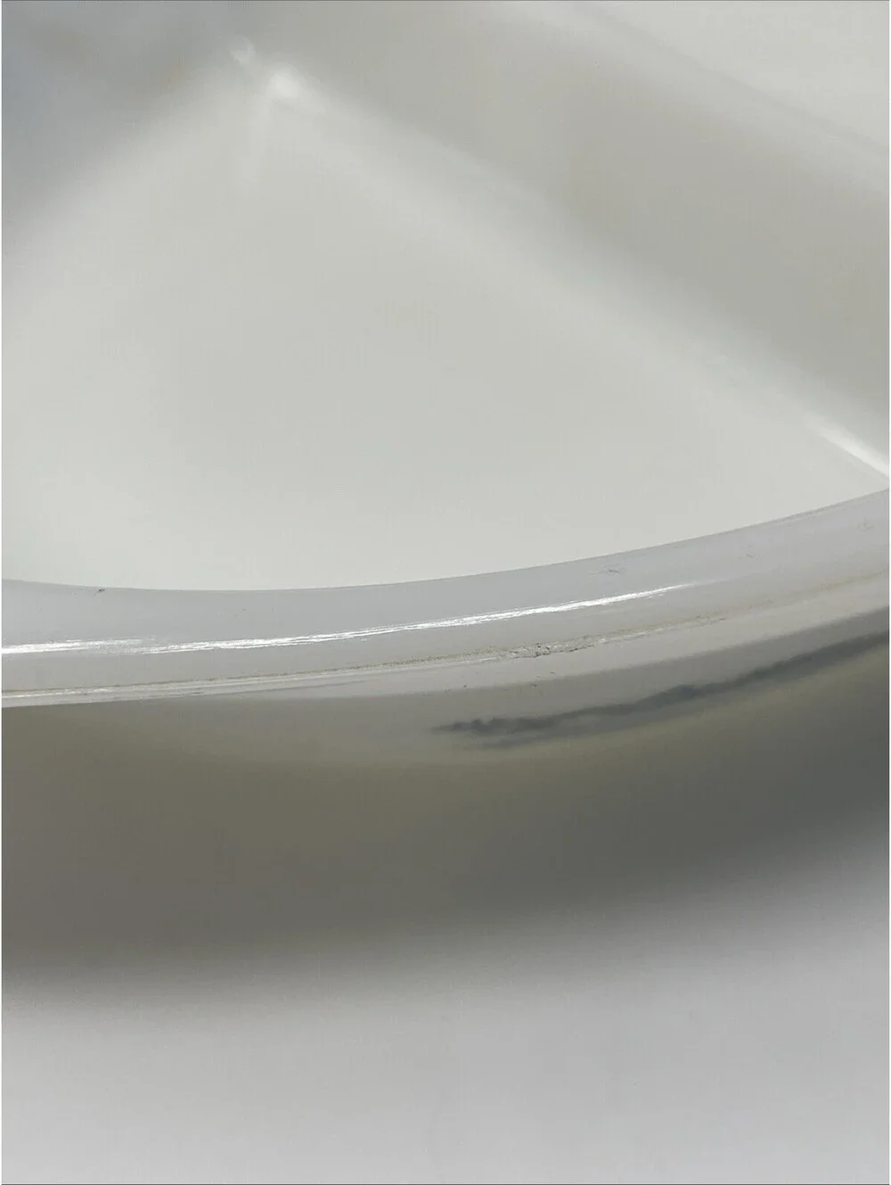 Vintage Glasbake Currier Ives Oval Glass J-2352 Divided Casserole Horse Sleigh